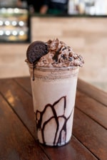 latte with ice cream