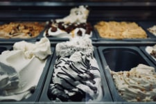 ice cream selection