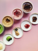 dessert ice cream with